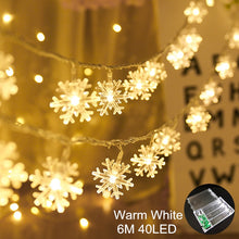 Load image into Gallery viewer, Curtain Fairy String Light LED Christmas Decorations for Home Garland Xmas Light Christmas New Year 2021 Navidad Ornament Gift

