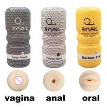 Load image into Gallery viewer, Realistic Vagina Anal Male Masturbator Silicone Soft Tight Pussy Erotic Adult Sex Toys For Men Masturbatings machine Sex Shop
