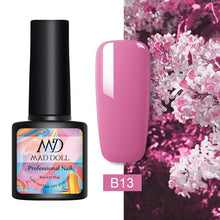 Load image into Gallery viewer, MAD DOLL 8ml 60 Colors Gel Nail Polish  Nail Color Nail Gel varnish Soak Off UV Gel Varnish Base Coat No Wipe Top Coat
