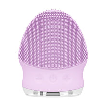 Load image into Gallery viewer, Sonic Face Cleansing Brush Silicone Facial Cleaner Facial Cleansing Brush Deep Pore Cleaning Face Massage Mini Face Care Tool
