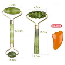Load image into Gallery viewer, Massager For Face Jade Roller Facial Skin Care Tools Natural Gouache Scraper Body Back Beauty Slimming Massagers Lift Tools

