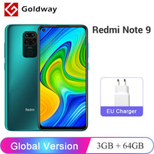 Load image into Gallery viewer, Global Version Xiaomi Redmi Note 9 3GB 64GB / 4GB 128GB Smartphone Helio G85 Octa Core 48MP Quad Rear Camera 6.53" 5020mAh
