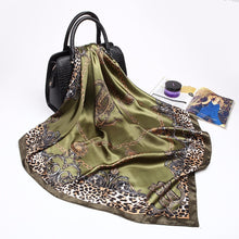 Load image into Gallery viewer, Fashion Scarves for Women Shawl Print Silk Satin Hijab Scarf Female Bandana 90*90cm Luxury Brand Square Shawls Scarfs For Ladies
