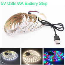 Load image into Gallery viewer, 1M 2M 3M 4M 5M USB LED Strip DC 5V Flexible Light Lamp 60LEDs SMD 2835 50CM Mini 3Key Desktop Decor Tape TV Background Lighting
