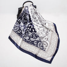 Load image into Gallery viewer, Fashion Scarves for Women Shawl Print Silk Satin Hijab Scarf Female Bandana 90*90cm Luxury Brand Square Shawls Scarfs For Ladies
