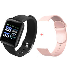 Load image into Gallery viewer, 116 plus Smart Watch Men Women Blood Pressure Monitor Waterproof Fitness Tracker Bracelet Heart Rate Smartwatch For Android IOS
