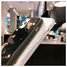 Load image into Gallery viewer, Lovebay Luxury Bling Glitter Phone Case For iPhone 11 Pro X XR XS Max 6 6S 7 8 Plus Plating Stars Moon Planet Soft Acrylic Cases
