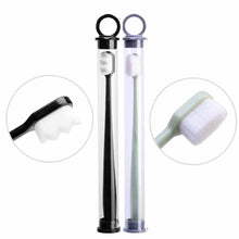 Load image into Gallery viewer, 2/3pcs Ultra-fine Toothbrushes Wave Nano Million Bristles Micro Soft Tooth Brush With Holder Portable Oral Care Eco Product Kit
