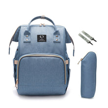 Load image into Gallery viewer, Diaper Bag USB Large Capacity Nappy Bag Waterproof Maternity Travel Backpack Designer Nursing Bag Baby Care Stroller Handbag New
