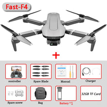 Load image into Gallery viewer, F4 Drone GPS 4K 5G HD Mechanical Gimbal Camera  System Supports TF Card Drones Stabilier Distance 2km Flight 25 Min VS SG906Pro
