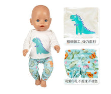Load image into Gallery viewer, New Doll Clothes Born Baby Fit 18 inch 40-43cm Unicorn  cactus dress Doll Accessories Clothes For Baby Festival Birthday G
