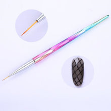 Load image into Gallery viewer, 3Pcs/Set UV Gel Drawing Painting Nail Liner Brush Acrylic Nail Pen French Nail Mixed Colors Gourd Handle Nail Art DIY Tools
