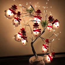 Load image into Gallery viewer, 1.5m 10Led Christmas Tree Santa Claus Snowman Snowflake Led Light String Festival Bar Home Party Decor Christmas Ornament
