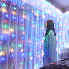 Load image into Gallery viewer, Christmas Decorations for Home 3m 100/200/300 LED Curtain String Light Flash Fairy Garland Happy New Year 2021 Noel Navidad 2020
