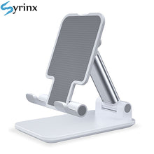 Load image into Gallery viewer, 2020 Metal Desktop Tablet Holder Table Cell Foldable Extend Support Desk Mobile Phone Holder Stand For iPhone iPad Adjustable
