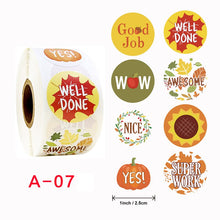 Load image into Gallery viewer, 500pcs Reward Stickers Encouragement Sticker Roll for Kids Motivational Stickers with Cute Animals for Students Teachers
