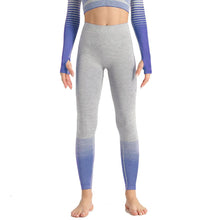 Load image into Gallery viewer, X-HERR  Seamless High Waist  Sport Workout Tights  Striped Running Gym Fitness Yoga Tight Active Leggings
