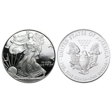 Load image into Gallery viewer, 2020 American Statue of Liberty Eagle Coin Silver plated Commemorative Coin 40mm x 3mm Collection new Gift home decoration

