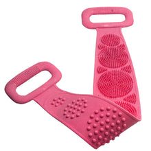 Load image into Gallery viewer, Magic Silicone Brushes Bath Towels Body Brush Bath Belt Exfoliating Back Brush Belt Wash Skin Household Clean Shower Brushes CSV
