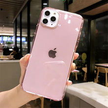Load image into Gallery viewer, Lovebay Transparent Glitter Candy Color Phone Case For iPhone 11 Pro X XR XS Max 7 8 6 6s Plus Shockproof Clear Soft Back Cover
