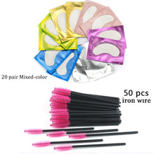 Load image into Gallery viewer, Eyelash Extension Disposable Eyebrow brush Mascara Wand Applicator Spoolers Eye Lashes Cosmetic Brushes Set makeup tools
