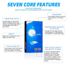 Load image into Gallery viewer, 28Pcs/14Pairs Advanced Teeth Whitening Strips Stain Removal for Oral Hygiene Clean Double Elastic Dental Bleaching Strip
