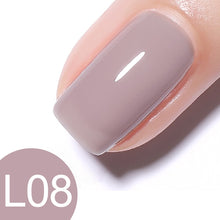 Load image into Gallery viewer, GDCOCO New Arrival Jelly Gel Nude Color Nail Gel Polish Glitter Color Transparent Clear Nail Varnish Soak off UV LED Gel Varnish
