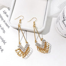 Load image into Gallery viewer, Abdoabdo Pearl Long Tassel Earrings For Women Ear Wire Drop Earrings Jewelry Earrings Gold Earrings Pendientes Mujer Moda 2019
