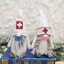 Load image into Gallery viewer, 2020 new Christmas decorations doctors and nurses faceless dolls Christmas elves decoration gifts Christmas dolls
