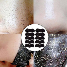 Load image into Gallery viewer, 50pc Bamboo Charcoal Blackhead Remover Mask Black Dots Spots Acne Treatment Mask Nose Sticker Cleaner Nose Pore Deep Clean Strip
