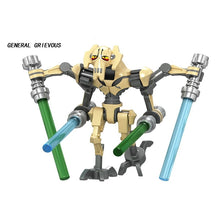 Load image into Gallery viewer, Star Wars General Robot Grievous With Lightsaber Battle Droid Model Building Blocks Enligthen Action Figure Toys For Children
