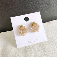 Load image into Gallery viewer, Abdoabdo Pearl Long Tassel Earrings For Women Ear Wire Drop Earrings Jewelry Earrings Gold Earrings Pendientes Mujer Moda 2019
