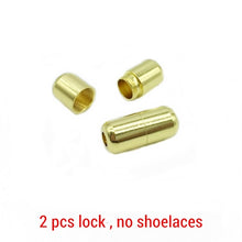 Load image into Gallery viewer, Elastic No Tie Shoelaces Semicircle Shoe Laces For Kids and Adult Sneakers Shoelace Quick Lazy Metal Lock Laces Shoe Strings
