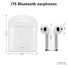 Load image into Gallery viewer, i7s Tws Wireless Headphones sports Earbuds Handsfree in ear Bluetooth Earphones music Headset Works on all smartphones goophone
