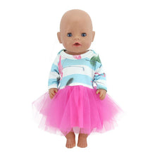 Load image into Gallery viewer, New Doll Clothes Born Baby Fit 18 inch 40-43cm Unicorn  cactus dress Doll Accessories Clothes For Baby Festival Birthday G
