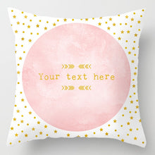 Load image into Gallery viewer, New Pink Roses Feathers Geometric Cushion Cover Modern Fashion Nordic Simple Pillowcase Decorative Sofa Seat Throw Pillows Cover

