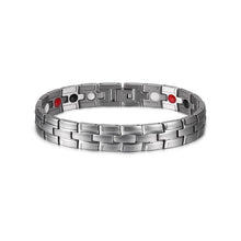 Load image into Gallery viewer, Health Magnetic Bracelet Male Stainless Steel Wrist Band Magnetic Bracelet Men Hand Chain Energy Bracelets for Men Dropshipping
