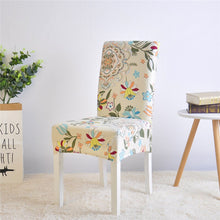 Load image into Gallery viewer, Floral Print Chair Cover Home Dining Elastic Chair Covers Multifunctional Spandex Elastic Cloth Universal Stretch 1 Piece

