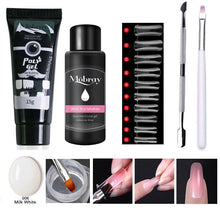 Load image into Gallery viewer, Gel Nail Polish Kit Gel Builder Set Poly gel UV LED Lamp For Manicure Soak Off Gel Varnish For Poly gel Set Dryer Machine
