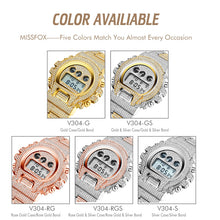 Load image into Gallery viewer, New MISSFOX G Style Shock Mens Watches Top Brand Luxury Digital Watch Men Diamond Male Clock Xfcs Classic Hip Hop Iced Out Watch
