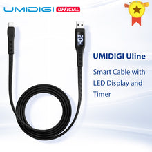 Load image into Gallery viewer, UMIDIGI Uline USB Type C Cable with LED Display Timer Auto Power Off  for UMIDIGI Xiaomi Huawei Samsung Smartphone Fast Charging
