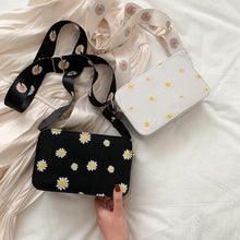 Load image into Gallery viewer, Small Fresh PU Leather Shoulder Bags Women Girls Floral Printed Crossbody Bags Classic Elegant Crossbody Shoulder Bag

