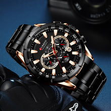 Load image into Gallery viewer, CURREN Wrist Watch Men Waterproof Chronograph Military Army Stainless Steel Male Clock Top Brand Luxury Man Sport Watches 8363
