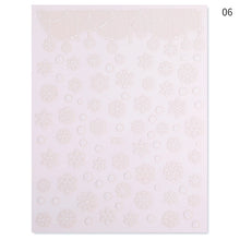 Load image into Gallery viewer, 1Pcs 3D Nail Sticker Christmas Holographics Snowflake For Gold Silver Nail Art Stickers DIY Nail Art Decoration Decals
