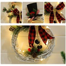 Load image into Gallery viewer, 2020 Christmas New Products Home Decoration Christmas Wreath Pendant LED Lights Wreath Pendant Christmas Vine Ring
