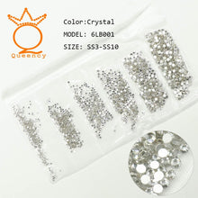 Load image into Gallery viewer, 1440pcs Glass 3D Rhinestones For Nail Art Design Gems Nail Decorations Crystal Strass AB Stones SS3-SS10
