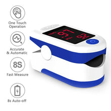 Load image into Gallery viewer, Portable Blood Oxygen Monitor Finger Pulse Oximeter Oxygen Saturation Monitor Fast Shipping within 24hours (without Battery)
