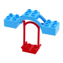 Load image into Gallery viewer, Big Size Diy Building Blocks Swing Dinosaurs Figures Animal Accessories Compatible With Duploed Bricks Toys For Children Gift
