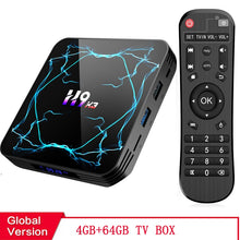 Load image into Gallery viewer, Android 9.0 TV BOX Amlogic S905X3  8K H.265 Media Player 3D Video  2.4G&amp;5.8G wifi 4GB RAM 32GB 64GB Set Top Box

