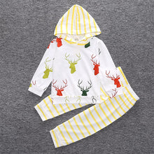 Load image into Gallery viewer, 6 Styles New Spring Cute Newborn Baby Boy Clothes Sets Long Sleeve T-shirt+Pants Lovely Cartoon Printed Boutique Cotton Baby Set
